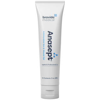 BRAVIDA MEDICAL ANASEPT SKIN & WOUND - Anasept Antimicrobial Skin & Wound Gel, 3oz, Tube, 12/cs (378 cs/plt) | Quantity - 1x CS