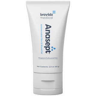 BRAVIDA MEDICAL ANASEPT SKIN & WOUND - Anasept Antimicrobial Skin & Wound Cleanser, 8oz, Dispensing Cap, 12/cs (192 cs/plt) | Quantity - 1x CS
