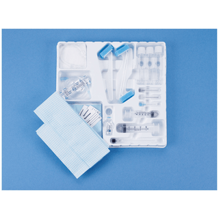 BUSSE MYELOGRAM TRAY - Safety Myelogram Tray, Sterile, 22G x 3" Spinal Needle, Clear Hub (for use with water soluble contrast media), 10/cs (US Only) | Quantity - 1x CS