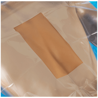 BUSSE EPIDURAL/PAIN MANAGEMENT DRAPESDrape, 24" x 30", Clear Plastic, 4" x 8" Rectangular Fenestration, Adhesive Strip, Sterile, 100/cs | Quantity - 1x CS