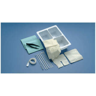 BUSSE TRACHEOSTOMY CARE SET WITH FORCEPS - Tracheostomy Care Set, Forceps & Gauze Dressing, 20/cs | Quantity - 1x CS