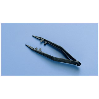 BUSSE POSI-GRIP FORCEPS - Deluxe Plastic Posi-Grip Forceps, 4", Sterile, 100/cs  | Quantity - 1x CS