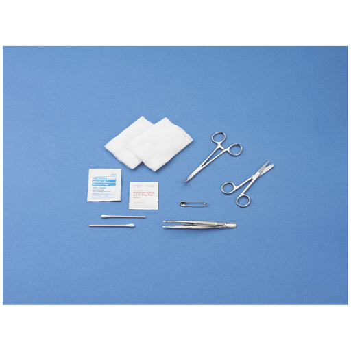 BUSSE GENERAL PURPOSE INSTRUMENT TRAYS - General Purpose Tray, Kelly Hemostat (curved) & Sharp/ Blunt Scissors, Sterile, 20/cs (US Only) | Quantity - 1x CS