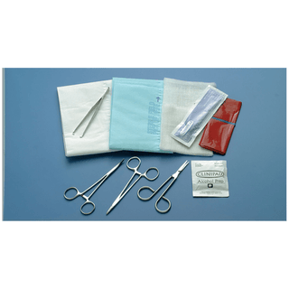 BUSSE DELUXE FACIAL WOUND CLOSURE INSTRUMENT TRAY - Deluxe Facial Instrument Tray, Sterile, 20/cs (US Only) | Quantity - 1x CS