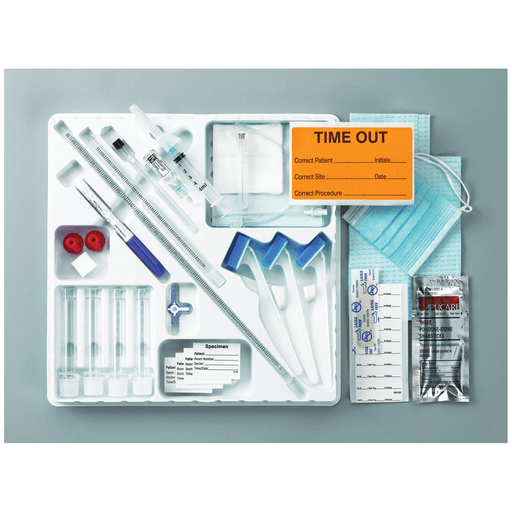 BUSSE SAFETY-DELUXE ADULT LUMBAR PUNCTURE TRAY - Lumbar Puncture Tray, 22G x 3" Spinal Needle, Sterile, 10/cs (US Only) | Quantity - 1x CS