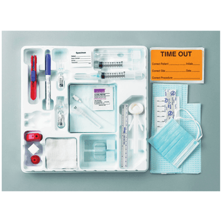 BUSSE SAFETY-DELUXE BIOPSYS TRAY - Biopsy Tray, No Biopsy Needle, Sterile, 10/cs (US Only) | Quantity - 1x CS