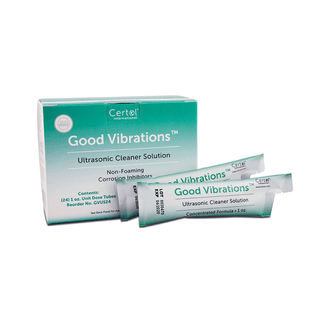 CERTOL GOOD VIBRATIONS MULTI-PURPOSE ULTRASONIC CLEANER - Multi-Purpose Ultrasonic Cleaner Concentrate, 1 oz Unit Dose Tubes, 24/bx, 6 bx/cs | Quantity - 1x CS