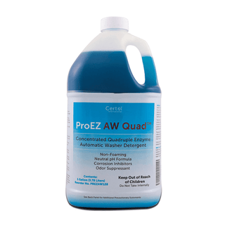 CERTOL PROEZ AW QUAD ENZYME AUTOMATIC WASHER DETERGENT - ProEZ AW Quad Concentrated Quadruple Enzyme Detergent, 1 Gallon Bottle, 1 oz Pump, 4/cs | Quantity - 1x CS