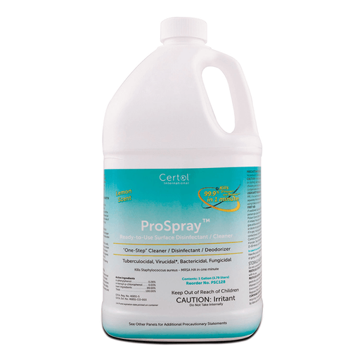 CERTOL SPEC CLEAN DISINFECTANT SURFACE CLEANER/DISINFECTANT - Ready-to-use Disinfectant/ Cleaner Refill, 1 Gallon, 4/cs (60 cs/plt) (US Only) | Quantity - 1x CS