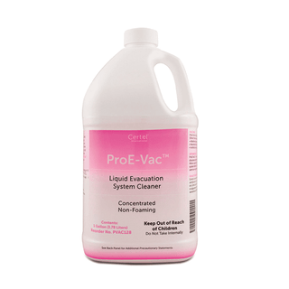 CERTOL PROE-VAC LIQUID EVACUATION SYSTEM CLEANER - Liquid Evacuation System Cleaner, 1 Gallon Bottle, Pump, 4/cs (Item is considered HAZMAT and cannot ship via Air or to AK, GU, HI, PR, VI) | Quantity - 1x CS