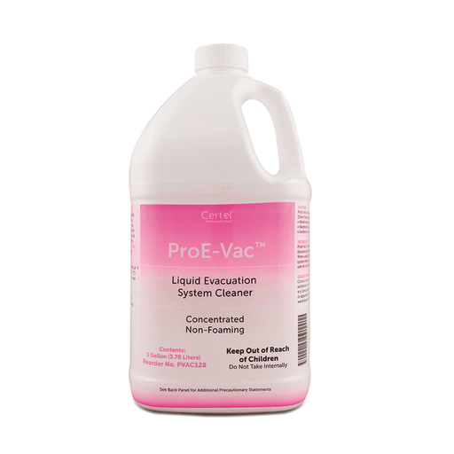 CERTOL PROE-VAC LIQUID EVACUATION SYSTEM CLEANER - Liquid Evacuation System Cleaner, 1 Gallon Bottle, Pump, 4/cs (Item is considered HAZMAT and cannot ship via Air or to AK, GU, HI, MP, PR, VI) | Quantity - 1x CS