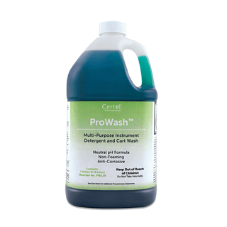 CERTOL PROWASH MULTIPURPOSE DETERGENT & CART WASH CONCENTRATE - ProWash Instrument Detergent and Cart Wash Concentrate, 1 Gallon Bottle, 1 oz Pump, 4/cs | Quantity - 1x CS