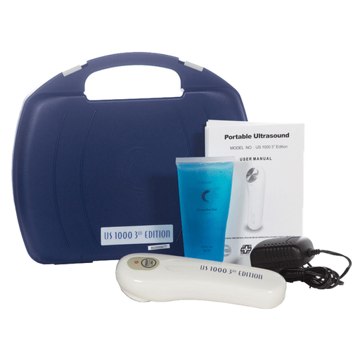 COMPASS HEALTH US 1000 3RD EDITION PORTABLE ULTRASOUND DEVICE - Ultrasound Unit, Comes Complete with: Device, Carrying Case, AC Adaptor, Ultrasound Gel, and Instruction Manual, Basic Assembly Required, 6 Month Warranty (092886) | Quantity - 1x EA