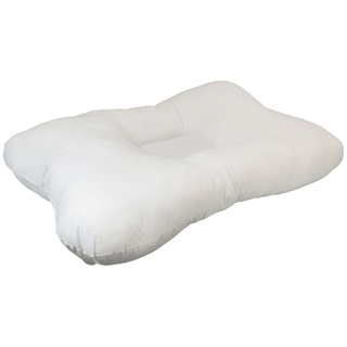 COMPASS HEALTH FIBER FILLED CERVICAL INDENTATION PILLOW - Fiber Filled Cervical Indentation Pillow, 23" x 16.1" x 4.7", White (092819) | Quantity - 1x EA