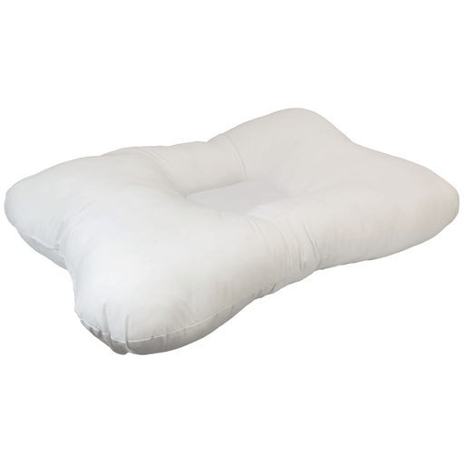 COMPASS HEALTH FIBER FILLED CERVICAL INDENTATION PILLOW - Fiber Filled Cervical Indentation Pillow, 23" x 16.1" x 4.7", White (092819) | Quantity - 1x EA
