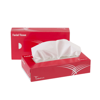 CARDINAL HEALTH FACIAL TISSUES - Ultra Facial Tissue, 8 x 8.3, 100 sht/bx, 30 bx/cs (Continental US Only) | Quantity - 1x CS