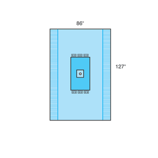 CARDINAL HEALTH CONVERTORS ORTHOPEDIC ARTHROSCOPY PACKS - Arthroscopy Pack, Includes: Impervious Gown, X-Large, Absorbent Towel; U-Drape, 60 x 72; Impervious Stockinette, X-Large, 12 x 48, 6/cs (Continental US Only) | Quantity - 1x CS