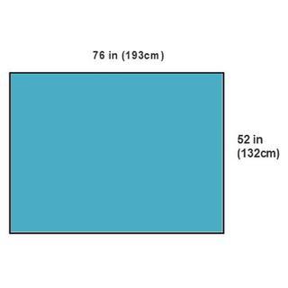 CARDINAL HEALTH CONVERTORS GENERAL SURGERY DRAPE SHEETS AND COMPONENTS - Drape Sheet, Fan-Folded, Half, 44 x 57, 20/cs (Continental US Only) | Quantity - 1x CS