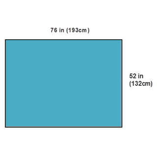 CARDINAL HEALTH CONVERTORS GENERAL SURGERY DRAPE SHEETS AND COMPONENTS - Cover, Table with Reinforced Back, 50 x 90, 24/cs | Quantity - 1x CS