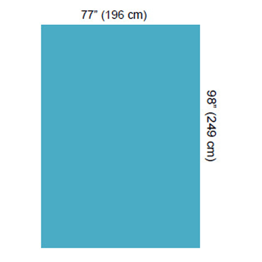 CARDINAL HEALTH CONVERTORS GENERAL SURGERY DRAPE SHEETS AND COMPONENTS - Cover, Table with Reinforced Back, 50 x 90, 24/cs | Quantity - 1x CS