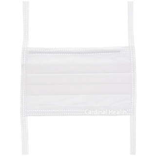 CARDINAL HEALTH ASTM LEVEL 1 SURGICAL MASK - Surgical Mask, 3-Layer Spunbond Polypropolene/Filtered Media/Cellulose, Pleated, Film Anti-Fog, Tie-On, Green, 50/bx, 6 bx/cs(On Vendor Allocation - Availibility May Be Limited) | Quantity - 1x CS
