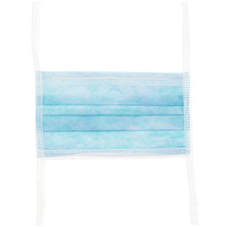 CARDINAL HEALTH ASTM LEVEL 3 PROCEDURE & SURGICAL MASKS - Surgical Mask, Tie-On, Pleated, Foam Anti-Fog, Integrated Eyeshield, Mediterranean Blue, 25/bx, 4 bx/cs(On Vendor Allocation - Availibility May Be Limited) | Quantity - 1x CS