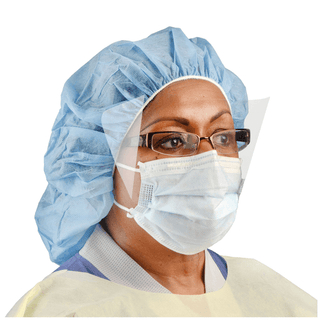 CARDINAL HEALTH SECURE-GARD PROCEDURE MASKS - Procedure Mask, Earloops, Eyeshield, Blue, 25/bx, 4 bx/cs (Continental US Only) (On Vendor Allocation - Availability May Be Limited) | Quantity - 1x CS