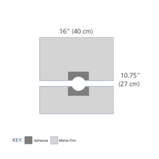 CARDINAL HEALTH PROCEDURE DRAPES - Refractive Drape, 16 x 10.75, Sterile, 10/cs | Quantity - 1x CS