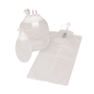 CARDINAL HEALTH JACKSON-PRATT DRAIN ACCESSORIESExudate Disposal Bag, 800cc, Connects to 400cc Bulb Reservoir, 10/bx, 10bx/cs | Quantity - 1x CS