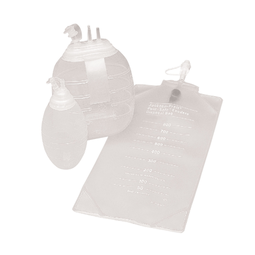 CARDINAL HEALTH JACKSON-PRATT DRAIN ACCESSORIES - Exudate Disposal Bag, 800cc, Connects to 400cc Bulb Reservoir, 10/bx, 10bx/cs (Continental US Only) | Quantity - 1x CS