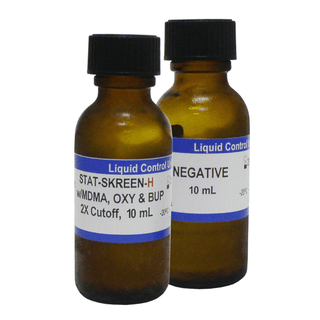CLARITY DIAGNOSTICS DRUGS OF ABUSE - Clarity Drug Test Controls, (1) Negative Vial, (1) Positive Vial, 1 set/bx (DROP SHIP ONLY) | Quantity - 1x BX