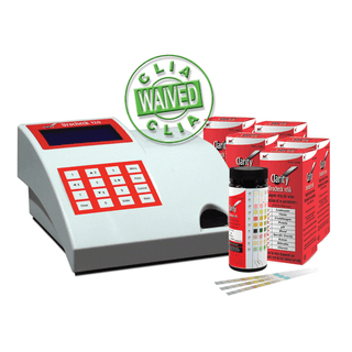 CLARITY DIAGNOSTICS URINALYSIS - Clarity Urocheck 120 Analyzer, (5) Bottles of Clarity 10SG Strips, FDA Cleared, CLIA Waived, 1/bx (DROP SHIP ONLY) | Quantity - 1x BX