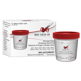CLARITY DIAGNOSTICS DRUGS OF ABUSE - Clarity 12 Drug Round Cup, OTC Approved For Home Use 8/bx | Quantity - 1x BX