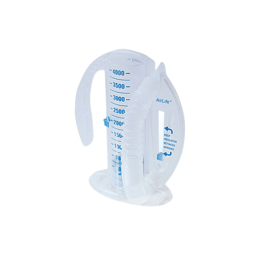 AIRLIFE VOLUMETRIC INCENTIVE SPIROMETERS - Spirometer, w/o One-Way Valve, 4000ml, 12/cs (US Only) | Quantity - 1x CS