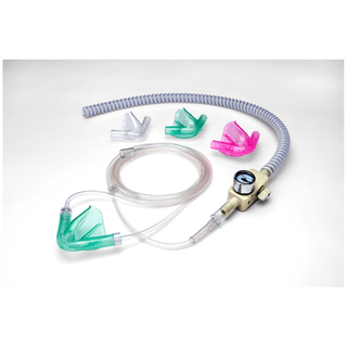CROSSTEX ACCUTRON AXESS LOW PROFILE NASAL MASK - Scavenging Circuit for In-Line Vacuum Controller, Includes: RFS Scavenging Circuit, (3) Adapter Fittings and (6) Nasal Masks (Does Not Utilize a Reservoir Bag) | Quantity - 1x BX