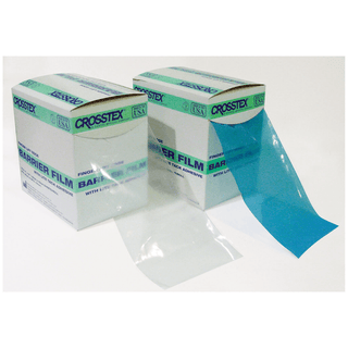 CROSSTEX BARRIER FILM WITH FINGER LIFT EDGE - Film, Blue, 4" x 6", 1200 sheets/rl, 8 rl/cs | Quantity - 1x CS