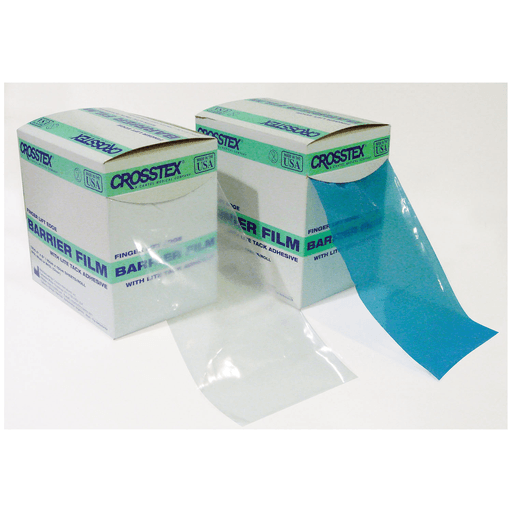CROSSTEX BARRIER FILM WITH FINGER LIFT EDGE - Film, Clear, 4" x 6", 1200 sheets/rl, 8 rl/cs | Quantity - 1x CS