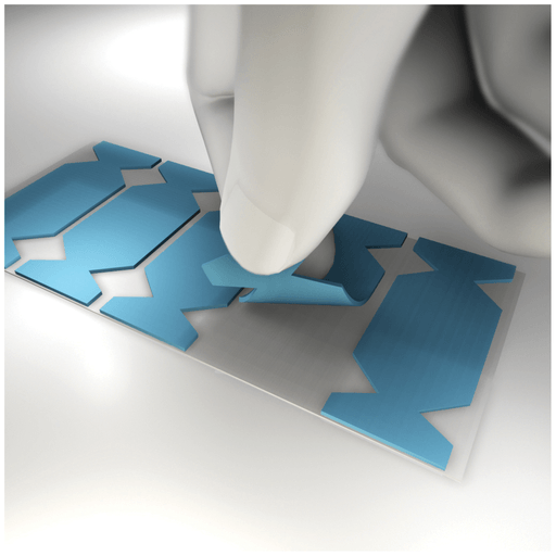 CROSSTEX EDGE-EASE X-RAY FILM CUSHION DEVICE - Cushion Device, White, Fits Short Edge of Size 2 Film & Sensors, 300/bx | Quantity - 1x BX