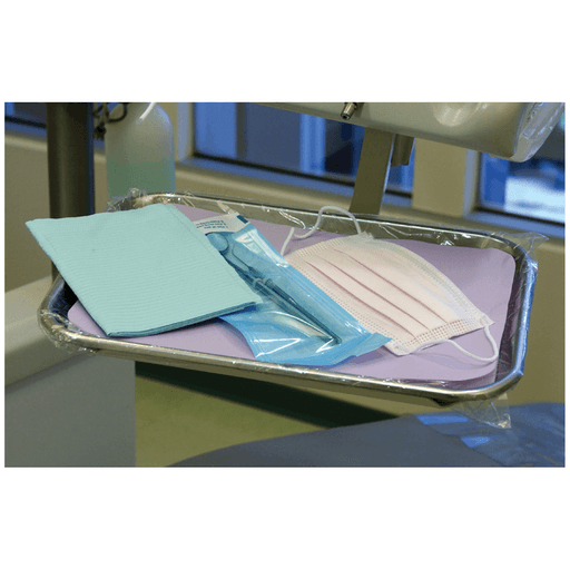 CROSSTEX BRACKET TRAY COVERS - Tray Cover, Size A, Weber/ Chayes, 9" x 12", Blue, 1000/ctn, 3 ctn/cs | Quantity - 1x CS
