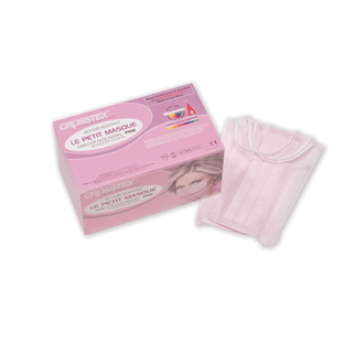 CROSSTEX LE PETIT MASQUE - ASTM LEVEL 1 Le Petit Masque, Pink, 50/bx, 10 bx/cs | Quantity - 1x CS