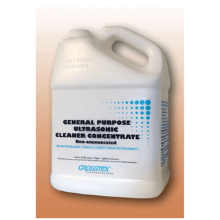 CROSSTEX ULTRASONIC CLEANING SOLUTION - Cleaner, 10:1 Concentrate, Gal, 4/cs | Quantity - 1x CS