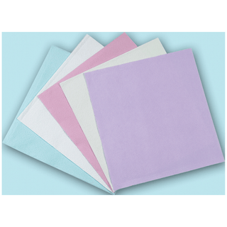 CROSSTEX HEADREST COVERS - POLY COATED - Cover, Jumbo, 13" x 13", White, 500/cs | Quantity - 1x CS