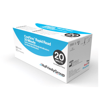 CROSSTEX CONFIRM RAPID READ 20-MINUTE SYSTEMSteam Biological Indicators, Rapid Read 20-Minute, 25/bx | Quantity - 1x BX