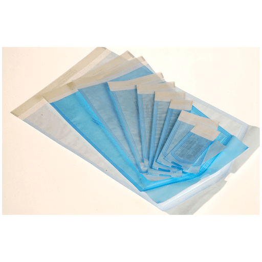 CROSSTEX DUO-CHECK STERILIZATION POUCHES - Pouch, 2" x 8", 200/bx, 20 bx/cs | Quantity - 1x CS