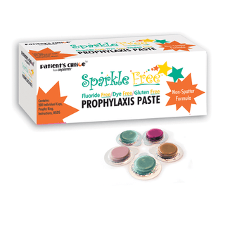 CROSSTEX SPARKLE FREE PROPHY PASTE - Prophy Paste, Coarse, Cinnamon, Individual Cups, 200/bx | Quantity - 1x BX