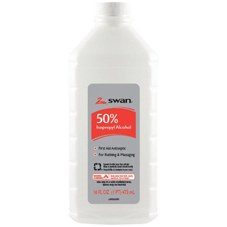 CUMBERLAND SWAN ALCOHOLIsopropyl Rubbing Alcohol, 50% ISO, 16 oz, 12/cs (86443) (Item is considered HAZMAT and cannot ship via Air or to AK, GU, HI, MP, PR, VI) | Quantity - 1x CS