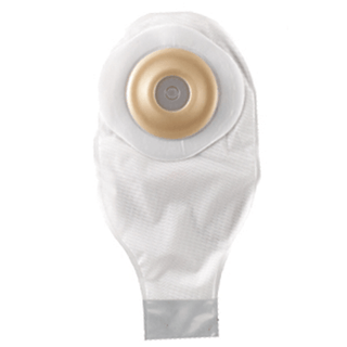 CONVATEC ACTIVELIFE ONE-PIECE CONVEX DRAINABLE POUCHOne-Piece Drainable Pouch with Pre-Cut Durahesive Skin Barrier, Tape Collar, 12" Pouch with 1-Sided Comfort Panel, Tail Clip, Transparent, 7/8" Stoma Opening, 5/bx | Quantity - 1x BX
