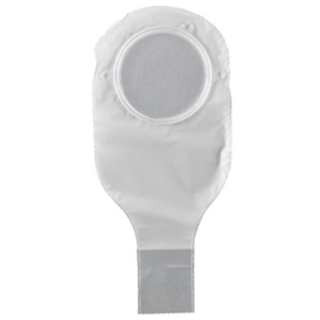 CONVATEC NATURA TWO-PIECE DRAINABLE POUCH - Drainable Pouch, 2-Piece, 12", 2-Sided Comfort Panel, Tail Clip, Opaque, 1 1/4" Flange, 20/bx | Quantity - 1x BX