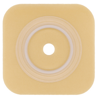 CONVATEC SUR-FIT NATURA TWO-PIECE DURAHESIVE SKIN BARRIERSkin Barrier, Cut-to-Fit, Flexible, No Tape Collar, 1 3/4" Flange, 4" x 4", 10/bx | Quantity - 1x BX