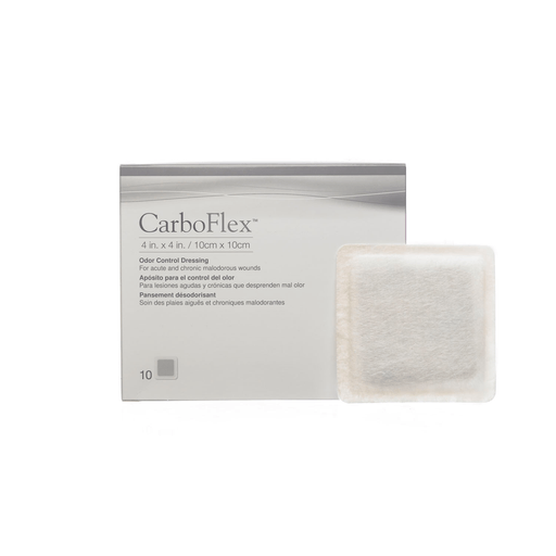 CONVATEC CARBOFLEX ODOR CONTROL DRESSINGOdor Control Dressing, Square, 4" x 4", 10/bx | Quantity - 1x BX